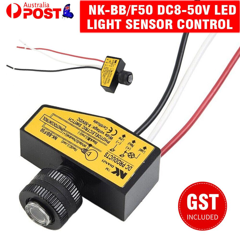 12v deals photocell sensor