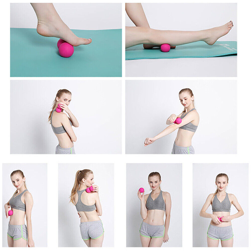 1 3x Massage Ball Mobility Relax Myofascial Trigger Point Peanut Lacro