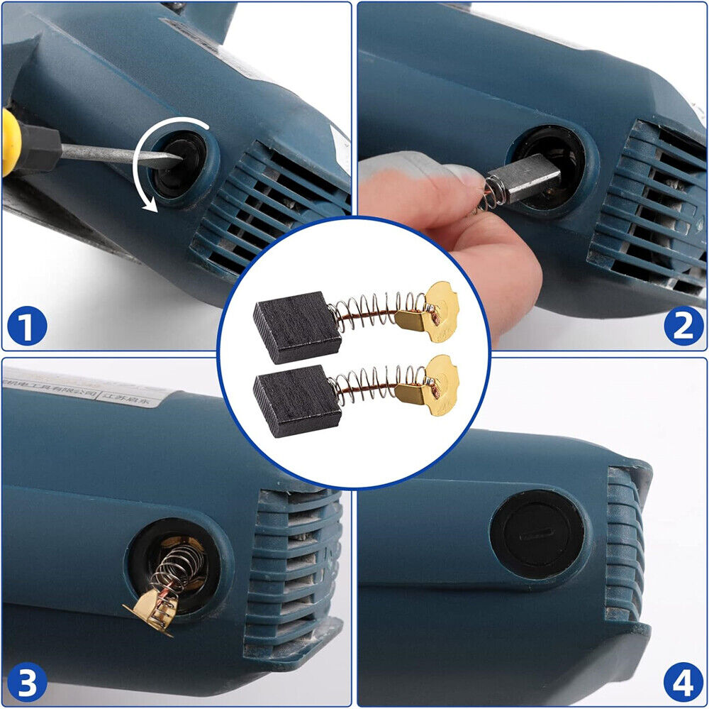 Up20pcs Universal Motor Carbon Brushes For Electric Motor Drill Electr Qtwonline 7520