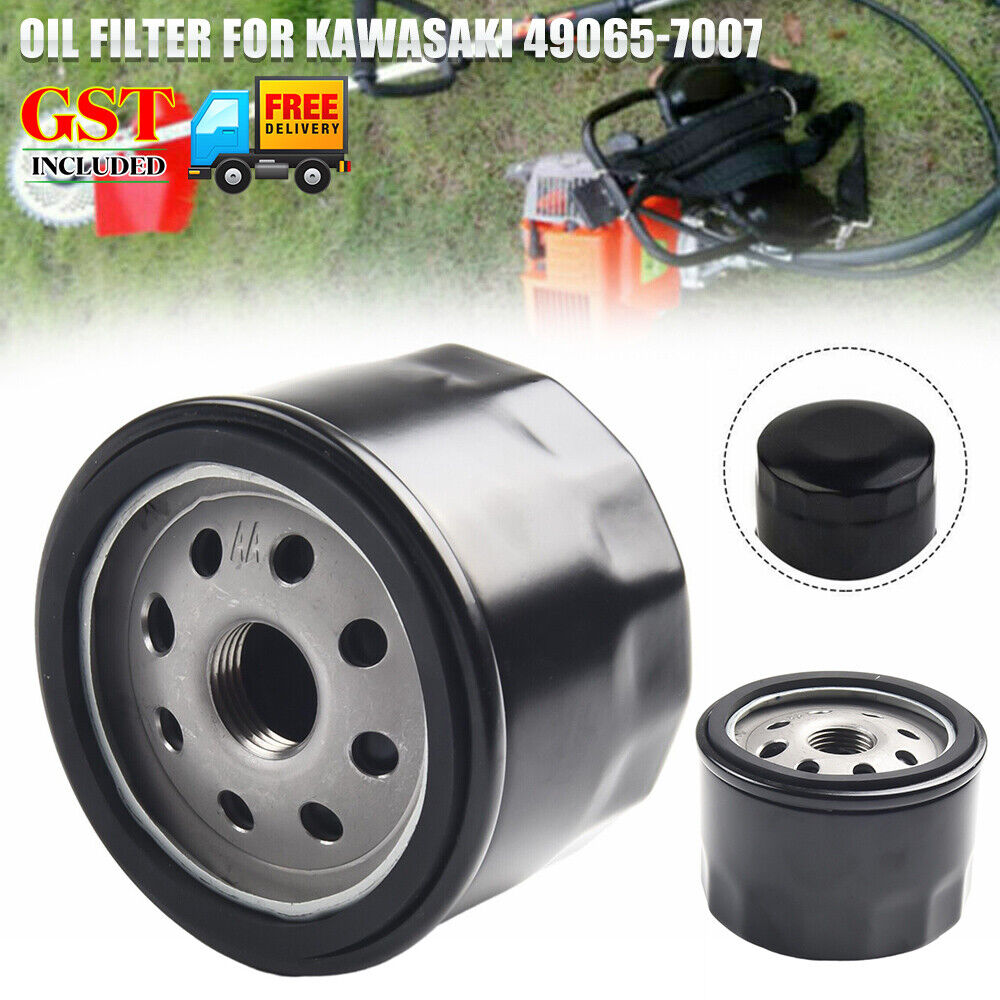 2 PCS Oil Filter 49065-7007 Compatible With Kawasaki & Kohler Engines - Includes Fuel Filter