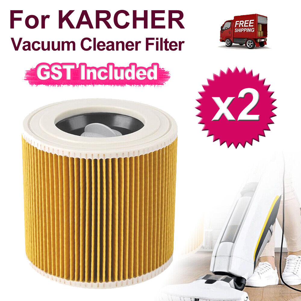 2pcs Cartridge Filter For Karcher WD WD2 WD3 Series Wet & Dry Vacuum C –  QTWonline