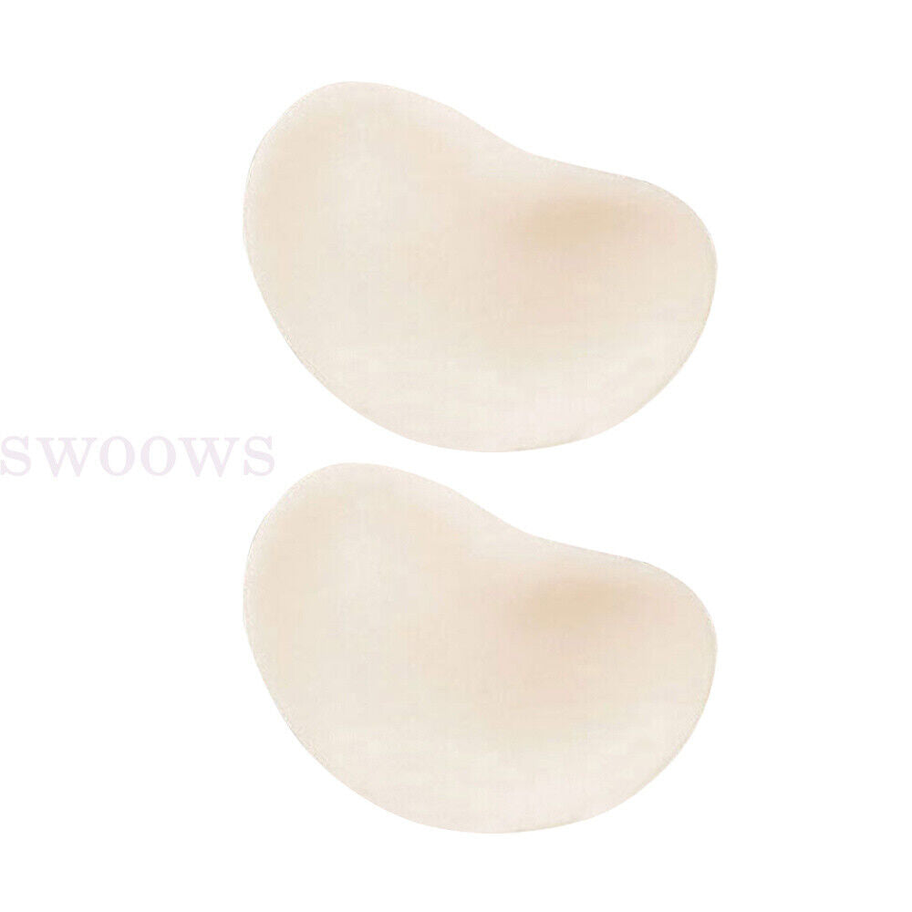 Triangle Push-up Silicone Bra Inserts Breasts Pad Bikini Bra Cleavage  Enhancers