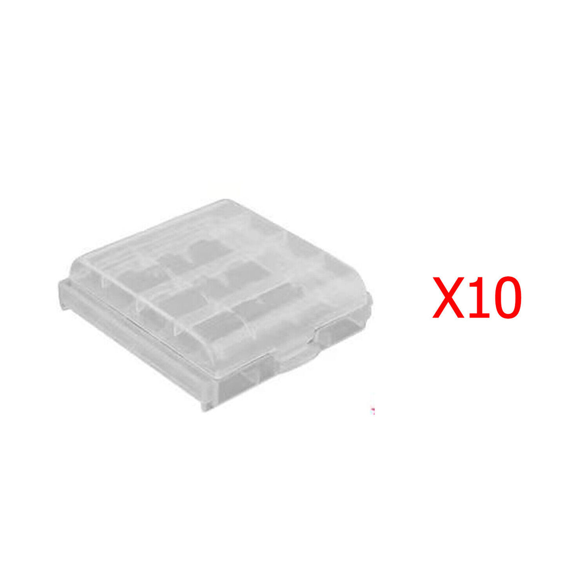 4 x Plastic AA AAA Battery Container Batteries Storage Case Batteries