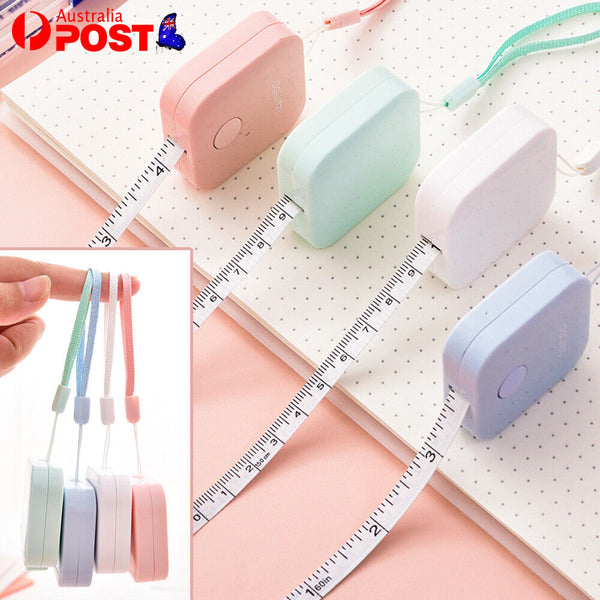 1.5m Retractable Body Measuring Soft Ruler Tool Sewing Cloth Tailor Tape Measure