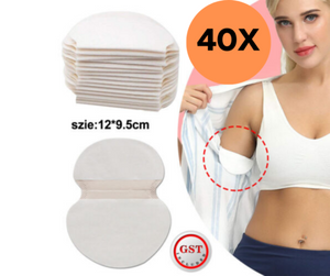 UP 80X Underarm Armpit Sweat Pads Stickers Summer Shield Guard Absorbing White