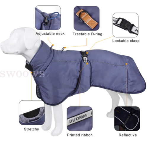 Waterproof Winter Warm Pet Dog Coats Jacket Outdoor Clothes Vest Puppy Coat