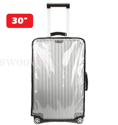 Transparent Waterproof PVC Travel Luggage Protector Clear Suitcase Cover 26"-30"