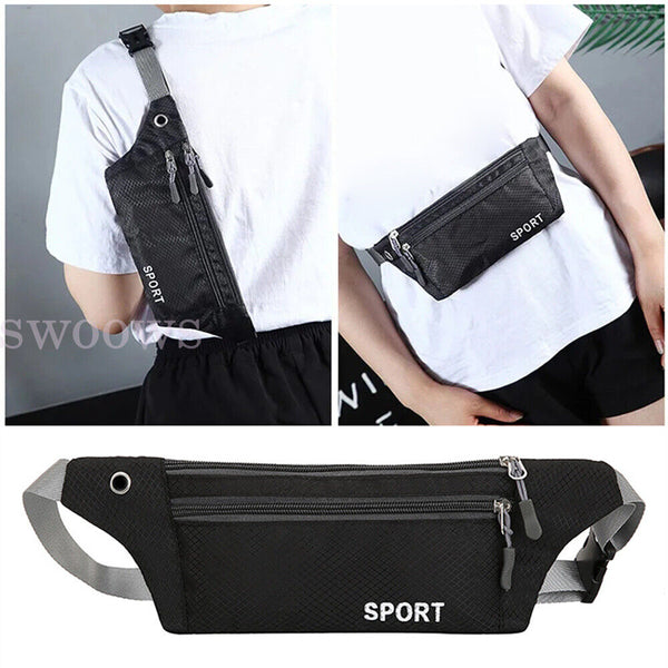 Running Waist Pouch Belt Sport Mobile Phone Holder Running Pack Gym Unisex Bags