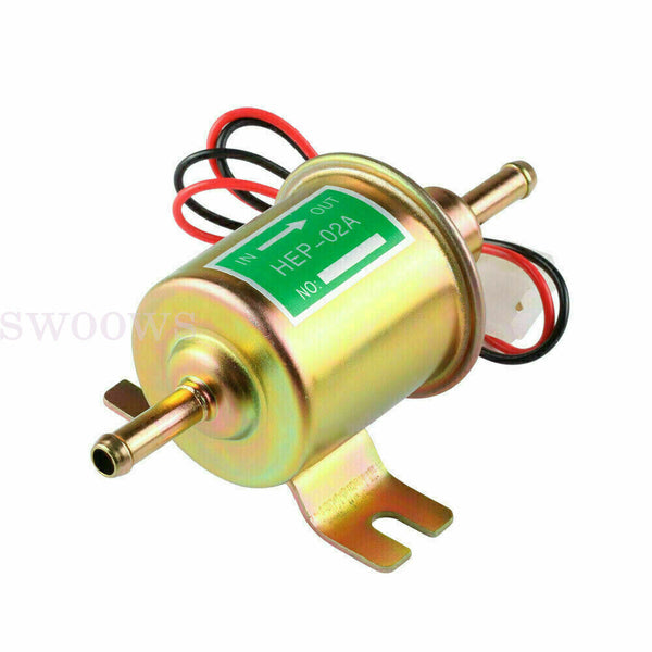 New Universal 12V Electric Fuel Pump Inline Diesel Gas Petrol Low Pressure