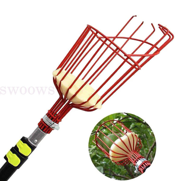 Up 2x Fruit Picker Basket Extension Pole Tools for Picking Fresh Orange Apple AU