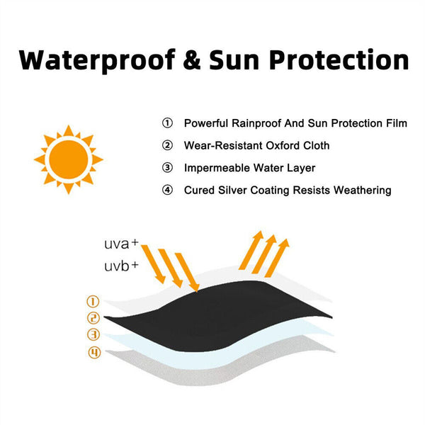 Waterproof and Dustproof Sunscreen Washing Machine Cover Laundry Dryer Protector