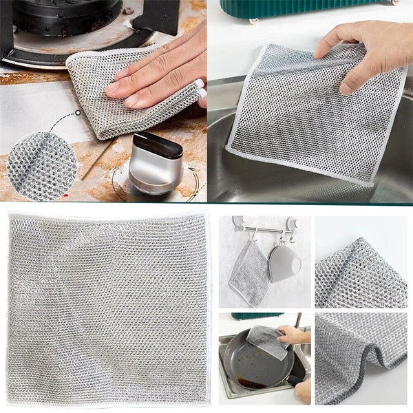 Multipurpose Wire Dishwashing Rags for Wet and Dry, Wire Dishwashing Rag AU