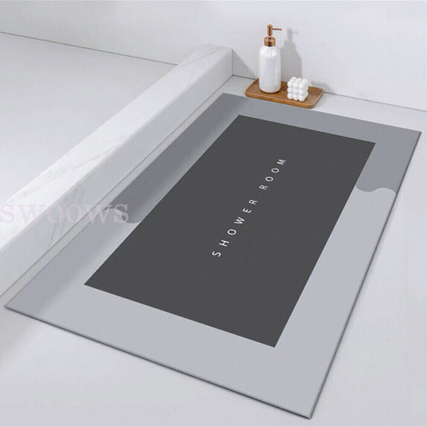 QuickDrying Bathroom Mat SuperAbsorbent Balcony Carpet Floor Shower Non-slip Rug