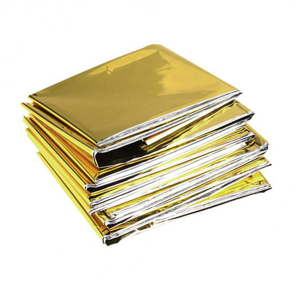 1-3x Space Blanket Thermal Thermo Foil Emergency Camping Rescue First Aid