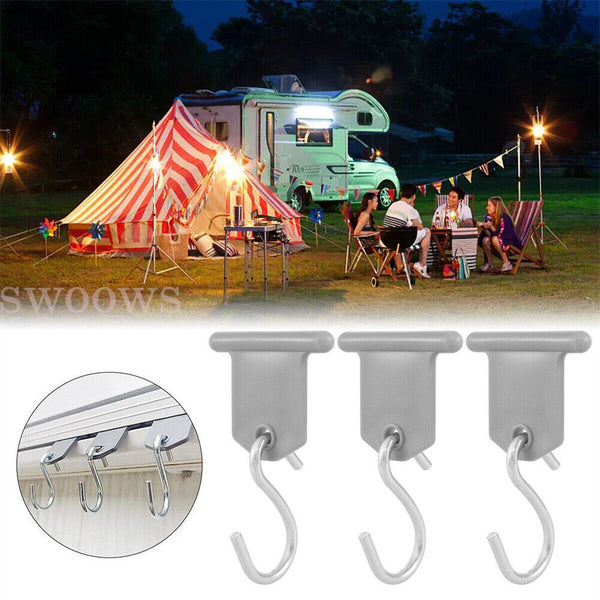 Accessories Hooks RV Replacement S Hook Tent 8/16 PCS Awning Clips Fittings