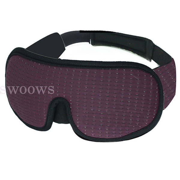 Travel Sleep Eye Mask soft 3D Memory Foam Padded Shade Cover Sleeping Blindfold