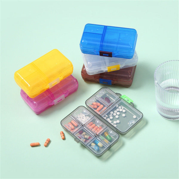 Travel Pill Case Pocket Pharmacy Portable Small Organizer Weekly Medicine Box