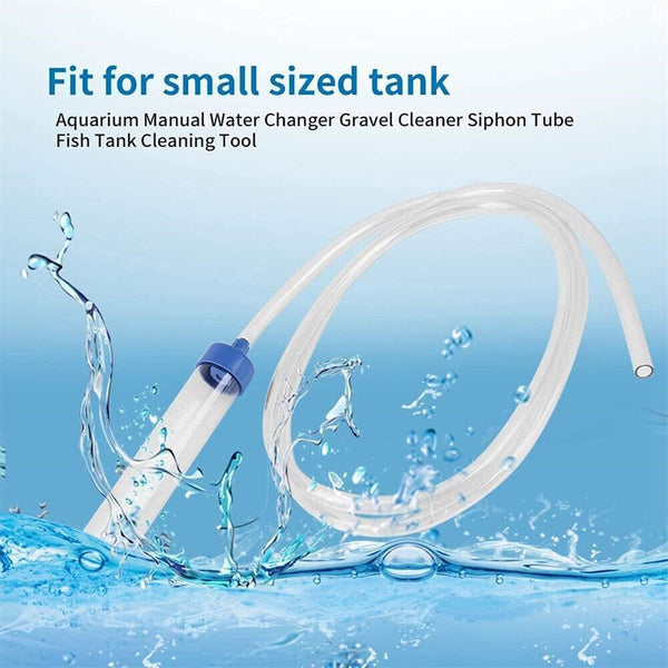 1/2 Fish Tank Aquarium Gravel Cleaner Syphon Vacuum Water Water Filter With Hose