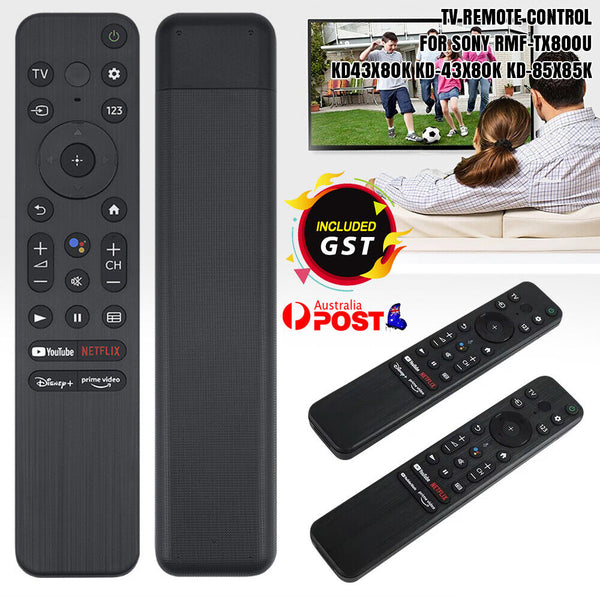 TV Remote Control for Sony RMF-TX800U KD43X80K KD-43X80K KD-85X85K