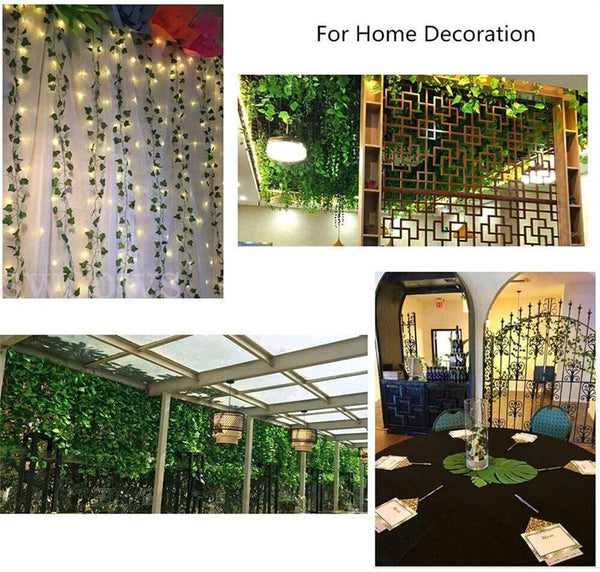 2M - 10M LED String Fairy Lights Wedding Party Vine Ivy Garden Party Lamp Decor