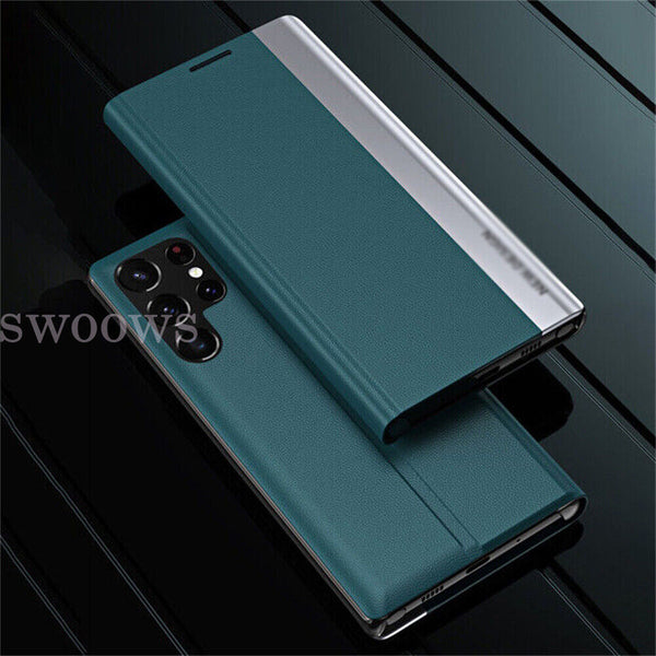 Shockproof Flip Leather Wallet Case For Samsung Galaxy S24 S23 Ultra