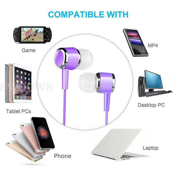 In-Ear Sleep Earphone Anti Noise Ultra Soft Headphone Earbuds Headsets Phones AU