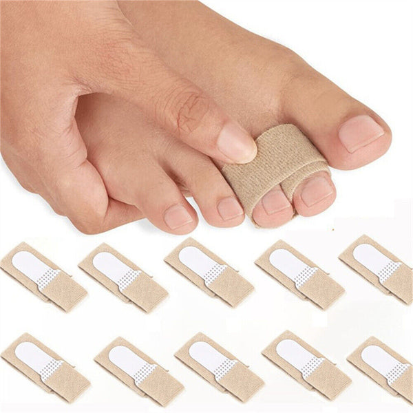 Toe Splints Straightener Bandage Cushioned Corrector for Crooked Hammer Toe