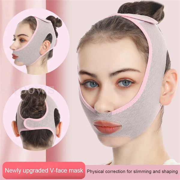 1/2pc Beauty Face Sculpting Sleep Mask V Line Lifting Mask Facial Strap Slimming