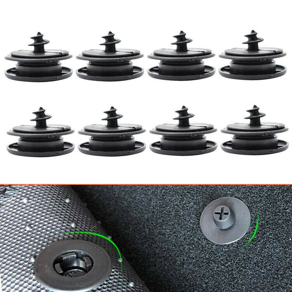 Universal Car Floor Mat Holders Sleeves Carpet Clip Fixing Grips Clamps Fastener