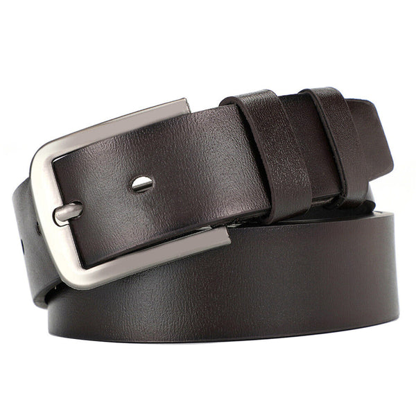 105cm/ 110cm/ 115cm Coffee/ Black/ Wine Red New Quality PU Leather Men's Belt