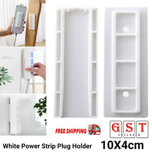 1-8x Magic Power Strip Plug Holder Seamless Punch-free Socket Sticker Wall Fixer