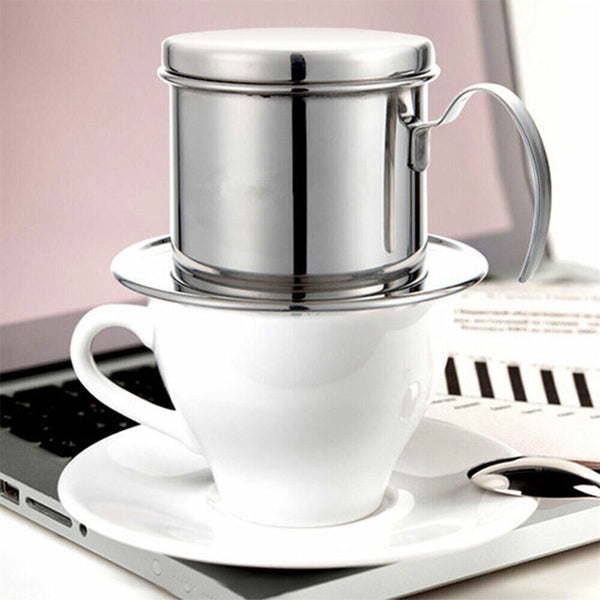 Vietnamese Coffee Filter 304 Stainless Steel Coffee Pot Coffee Strainer Infuser