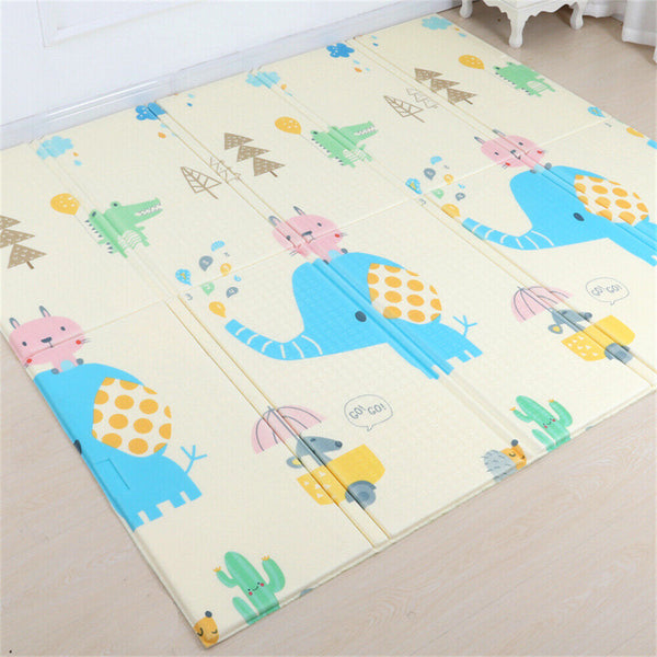 Foldable Baby Kids Play Mat Crawling Picnic Alphabet Floor Rug 200*180*1.0cm XPE