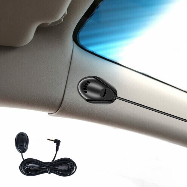 3.5mm Microphone For PC Car Audio Stereo GPS DVD Bluetooth Enabled External Mic