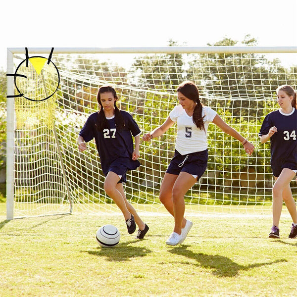 1/2 Football Target Net Soccer Target Goal Net  Soccer Top Bins Goal Target Bag