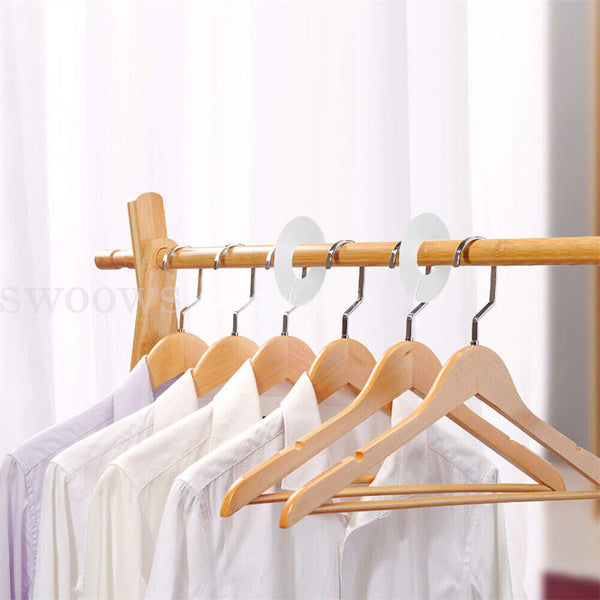 Up 250x Blank Closet Size Dividers Round Clothing Rack Organizer Home Shop Favor