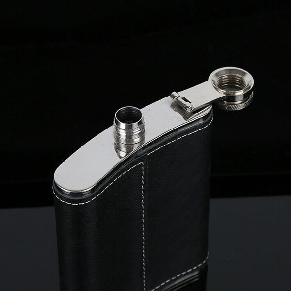 Stainless Steel Pocket Hip Flask Alcohol Whiskey Liquor Screw Cap 5-9 OZ