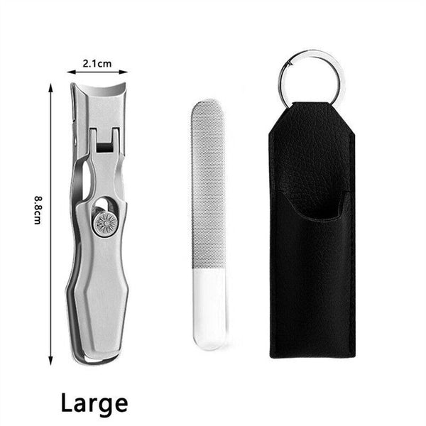 Ultra Sharp Nails Clippers Portable Steel Anti Splash Jaw Wide Opening