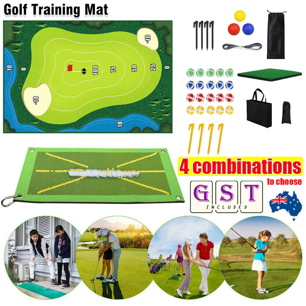 The Indoor Casual Golf Game Set Chipping Golf Game Mat with 20 Grip Golf Balls