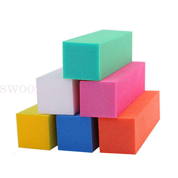 10/20 Buffer Block Buffing Sanding Sponge Nails File Grinding Nail Art Tips Tool