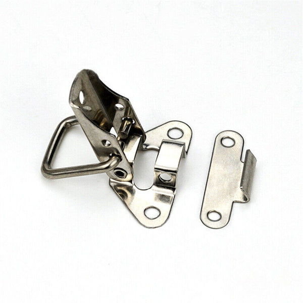 UP20PC Stainless Steel Clasp Case Clip Loop Suitcase Box Trunk Latch Lock Guitar