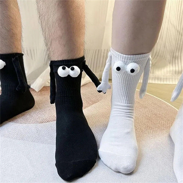 Magnetic Hand Holding Socks 2023, Hand In Hand Socks, Couple Holding Hands Socks