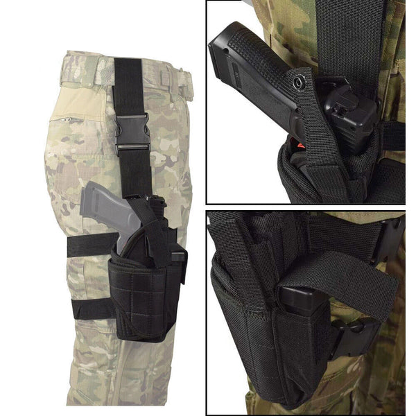 Tactical Thigh Holster Gun Leg Hunt Military Sports Pistol Pouch Puttee