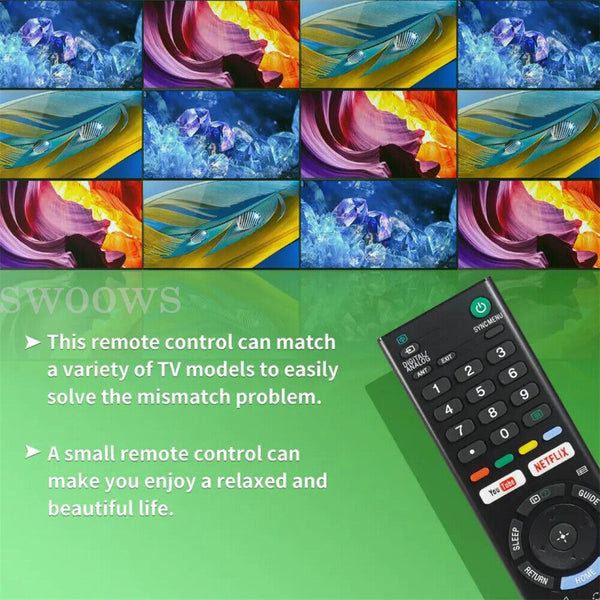 REMOTE CONTROL For SONY TV LCD LED NETFLIX Bravia 4k Ultra HD Smart AU