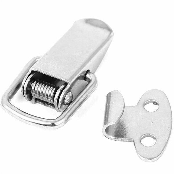 Stainless Steel Toggle Clasp Case Clip Suitcase Tool Box Chest Trunk Latch Lock