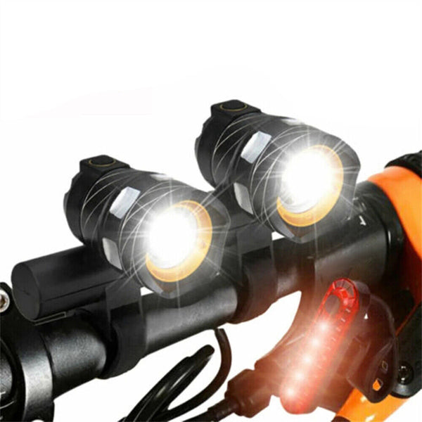 Rechargeable XM-L T6 LED MTB Bike Bicycle Led Light Front Headlight w/USB Cable