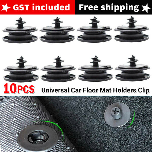 10-20X Universal Car Floor Mat Holders Sleeves Carpet Clip Fixing Grips Clamps