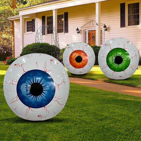 Halloween Decoration Hanging Inflatable Pumpkin Eyeball Outdoor Blow-up Party AU