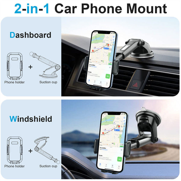 NEW Car Mobile Phone Holder Gravity Dashboard Suction Mount Stand For Universal