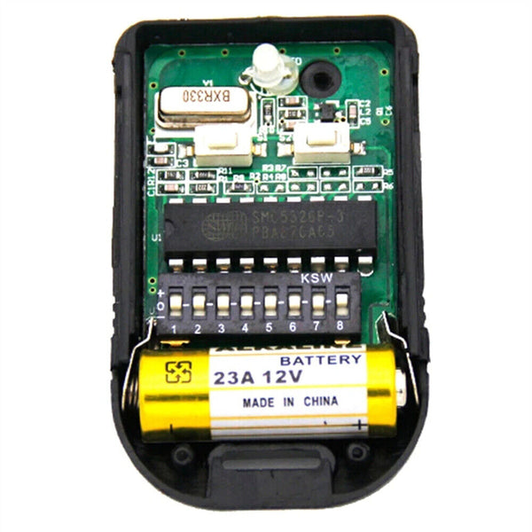 Auto Gate Remote Control Portable Two Buttons 330MHZ 433M DIP Switch SMC5326 1X